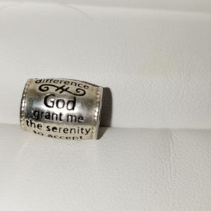 Jewelry Of Faith Serenity Prayer Bead Sterling